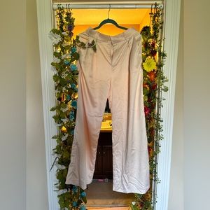 PRETTY AND POLISHED CHAMPAGNE PANTS